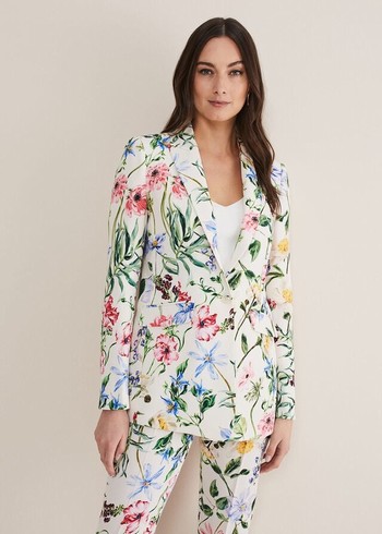 Phase Eight Ulrica Floral Jackets Multicolor USA | 9164573-PX